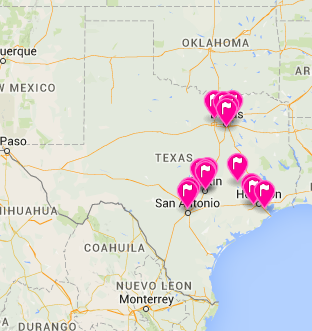 Map of our partner locations